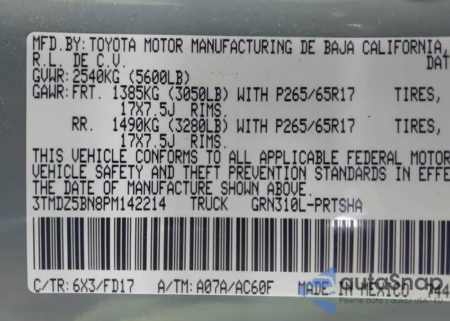 3TMDZ5BN8PM142214: 43255014