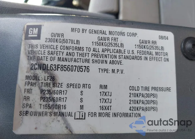 2CNDL63F856070576: 43255041