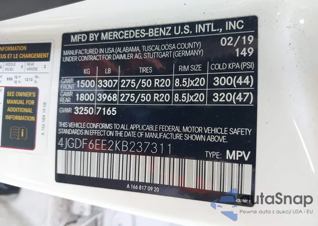 4JGDF6EE2KB237311: 43255090