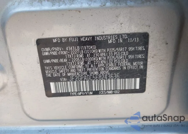 JF2GPAGC5E8243636: 43255118