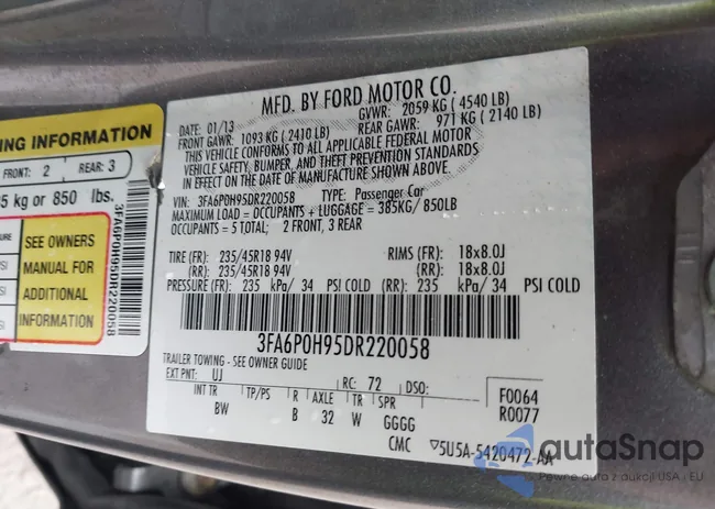 3FA6P0H95DR220058: 43255199