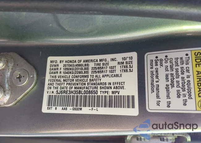 5J6RE3H35BL008650: 43255280