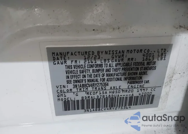 3N1AB8CV4RY275364: 43255331