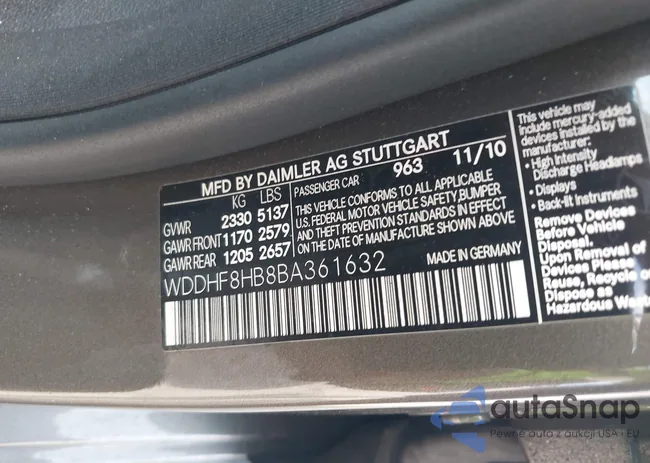 WDDHF8HB8BA361632: 43255403