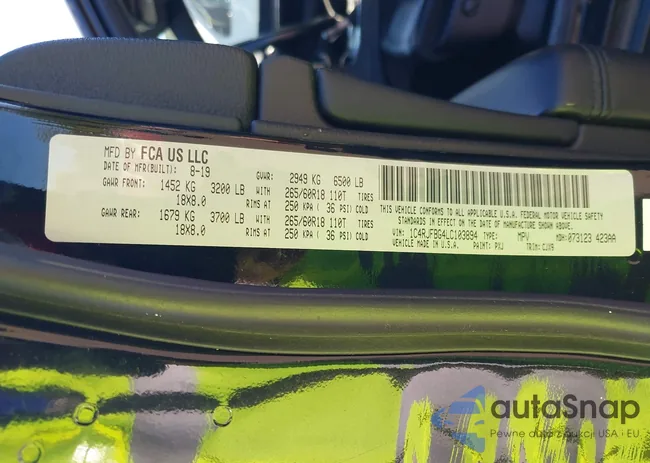 1C4RJFBG4LC103894: 43254799