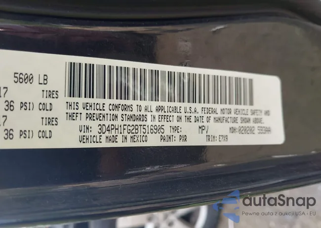 3D4PH1FG2BT516905: 43255860