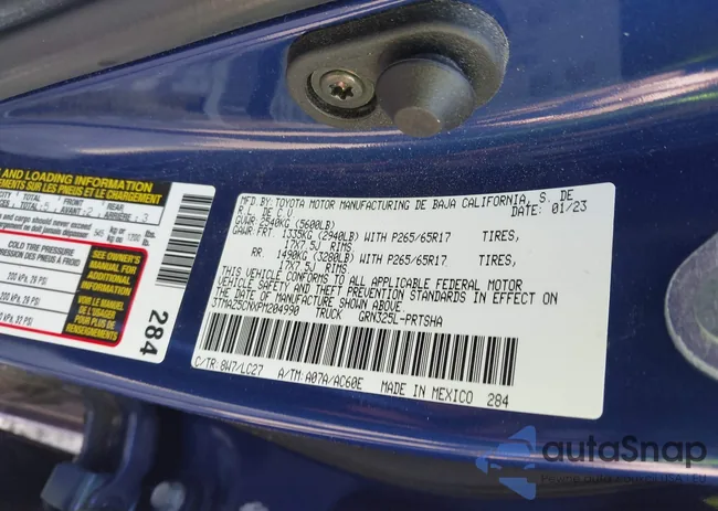 3TMAZ5CNXPM204990: 43255936