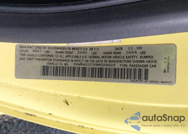 3VWRW31C09M509920: 43256153