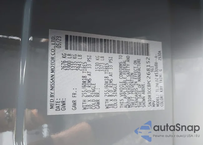 5N1DR3CC8PC268152: 43256314