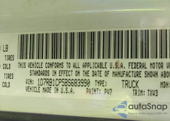 1D7RB1CP5BS683990: 43255670