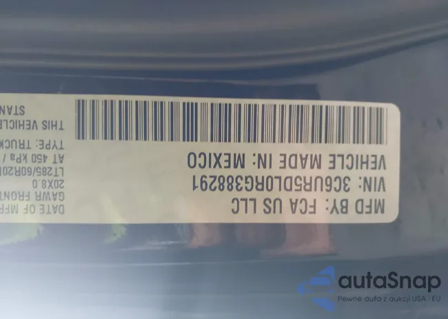 3C6UR5DL0RG388291: 43257375