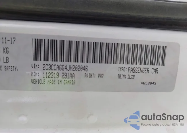 2C3CCAGG4JH202046: 43256546