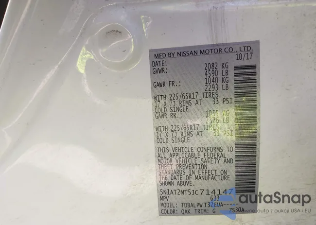 5N1AT2MT5JC714147: 43256555