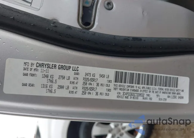 3C4PDCBG5CT220532: 43256696