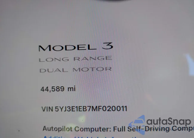 5YJ3E1EB7MF020011: 43258358