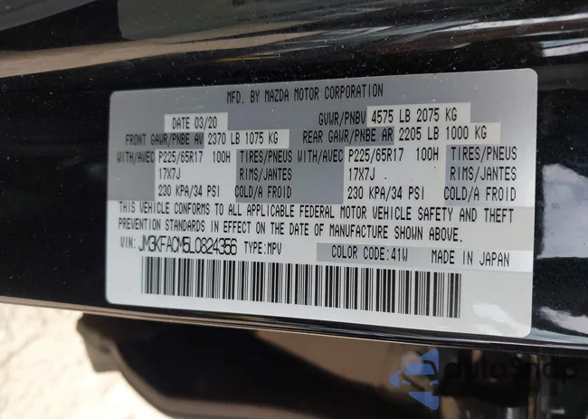 JM3KFACM5L0824356: 43258387