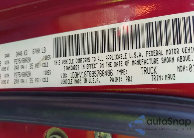 1D3HV18T89S768486: 43257450