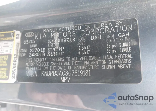 KNDPB3AC8G7819181: 43257522