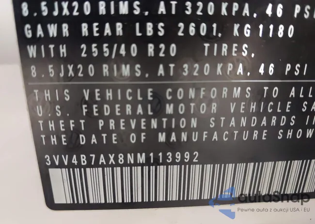 3VV4B7AX8NM113992: 43257682