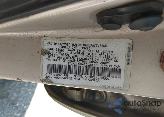 2T1AE09B4SC129989: 43258889