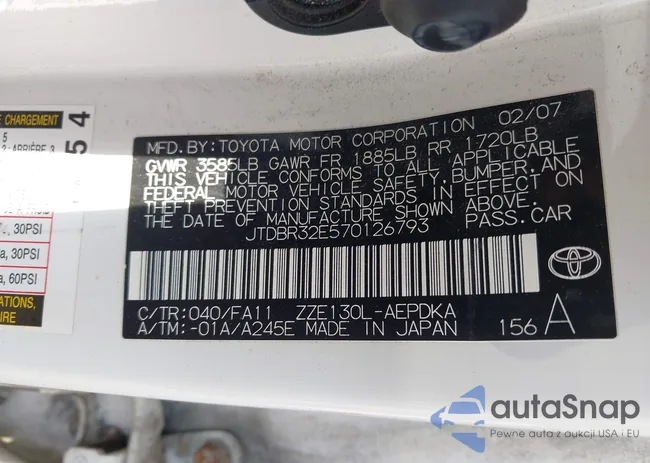 JTDBR32E570126793: 43259013