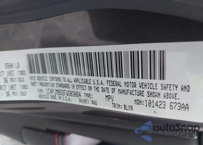 1C4PJMBS2FW583064: 43259201