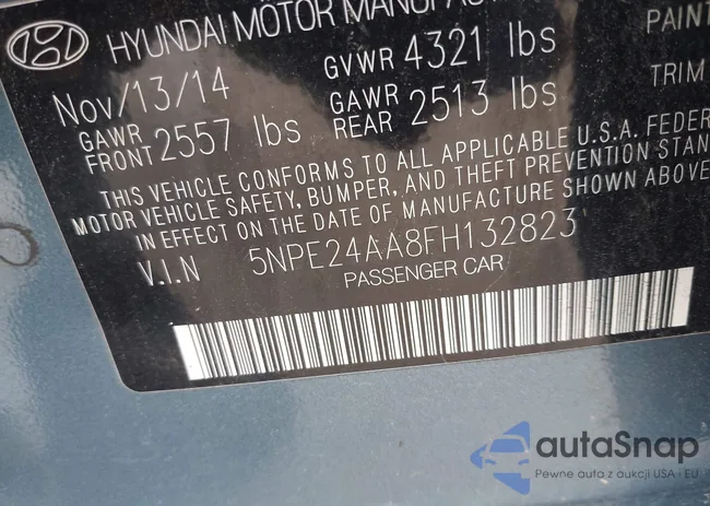 5NPE24AA8FH132823: 43258464