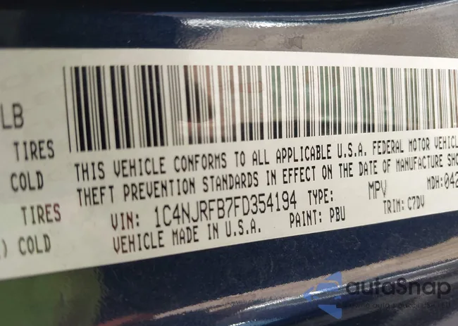 1C4NJRFB7FD354194: 43258566