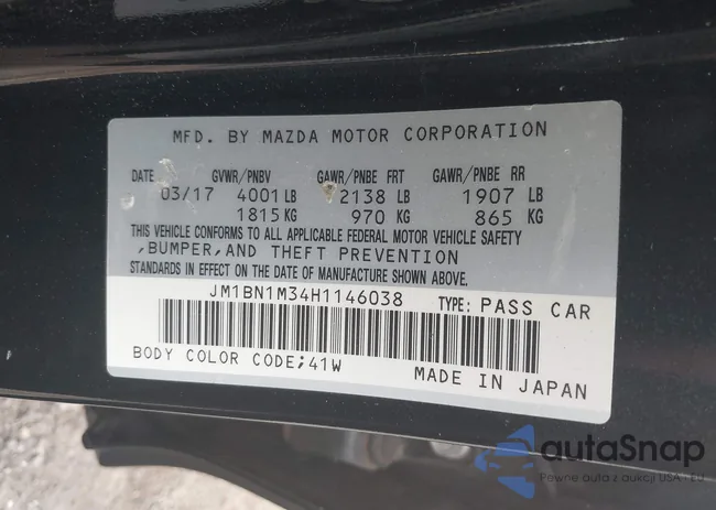 JM1BN1M34H1146038: 43258588