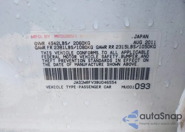 JA32W8FV3BU046554: 43258736