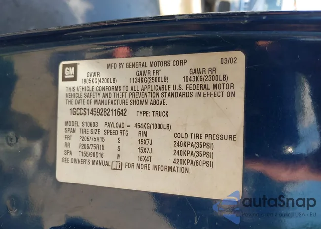 1GCCS145928211642: 43258745