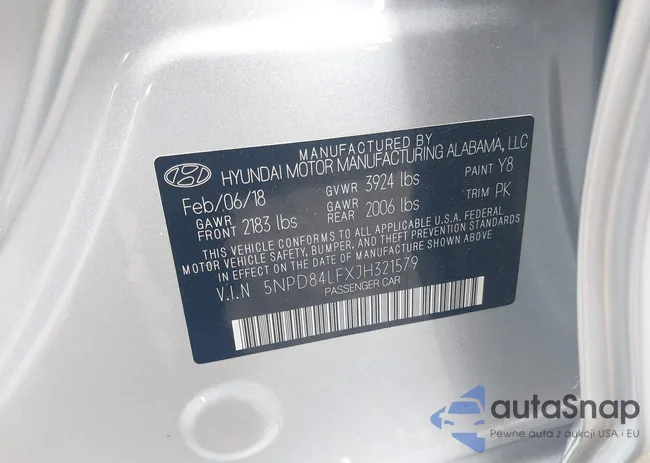 5NPD84LFXJH321579: 43258783