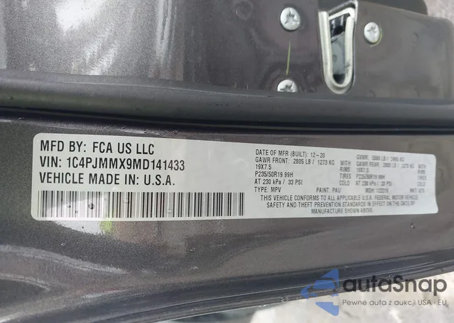 1C4PJMMX9MD141433: 43259923