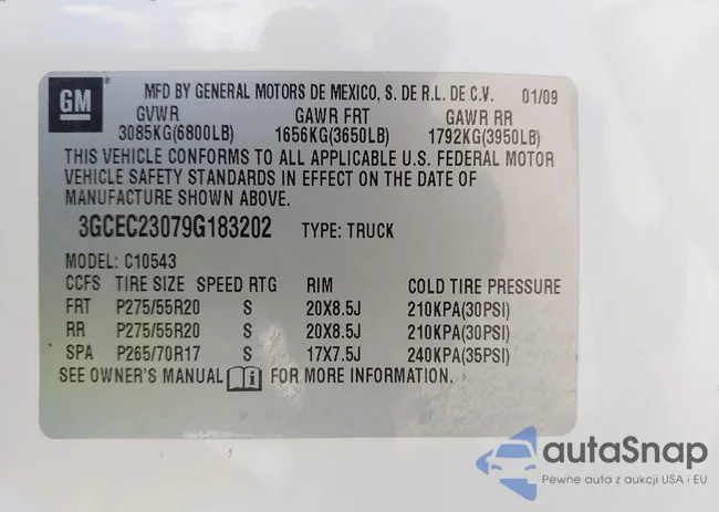 3GCEC23079G183202: 43260097