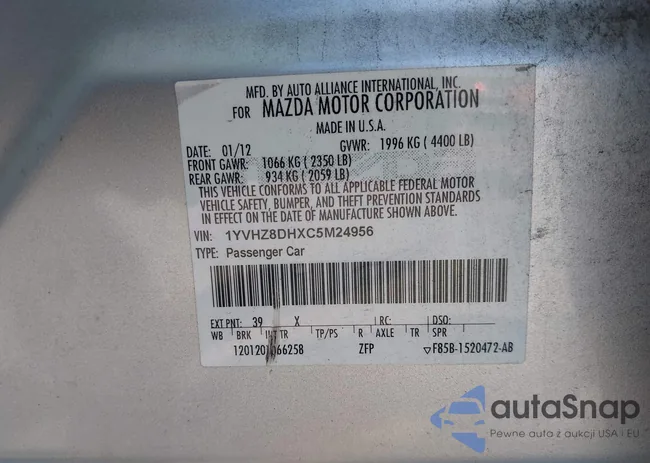 1YVHZ8DHXC5M24956: 43259460