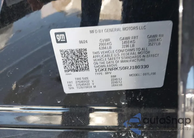 1GKENRKS0RJ180330: 43260890