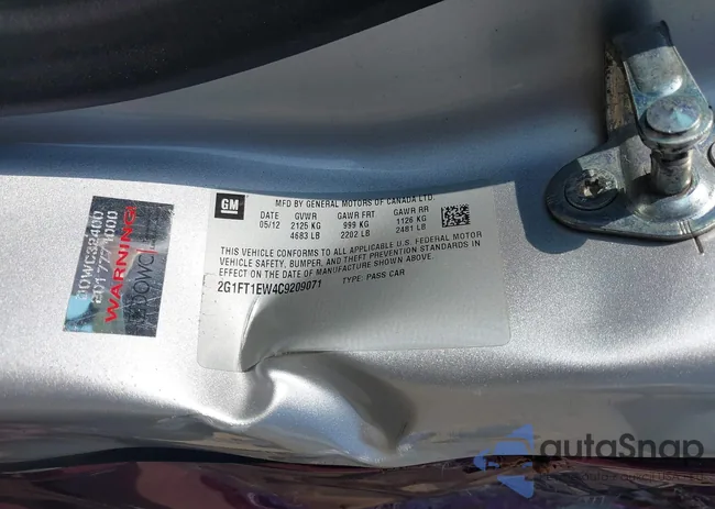 2G1FT1EW4C9209071: 43261079