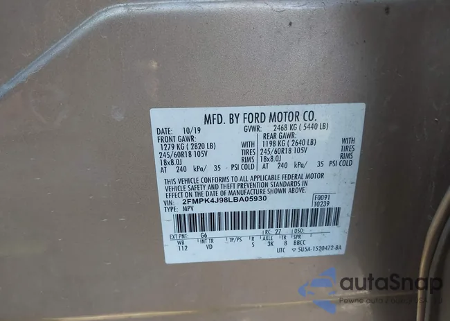 2FMPK4J98LBA05930: 43261096