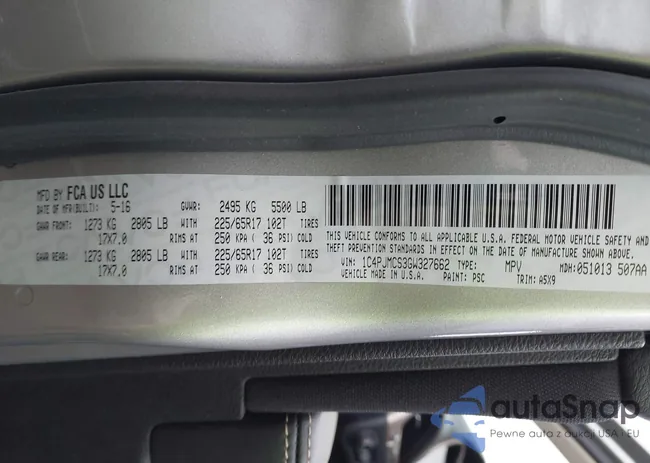 1C4PJMCS3GW327662: 43261196