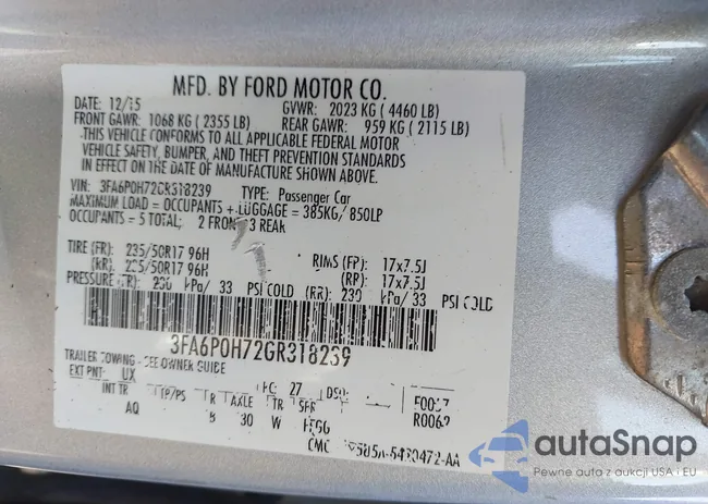 3FA6P0H72GR318239: 43261873