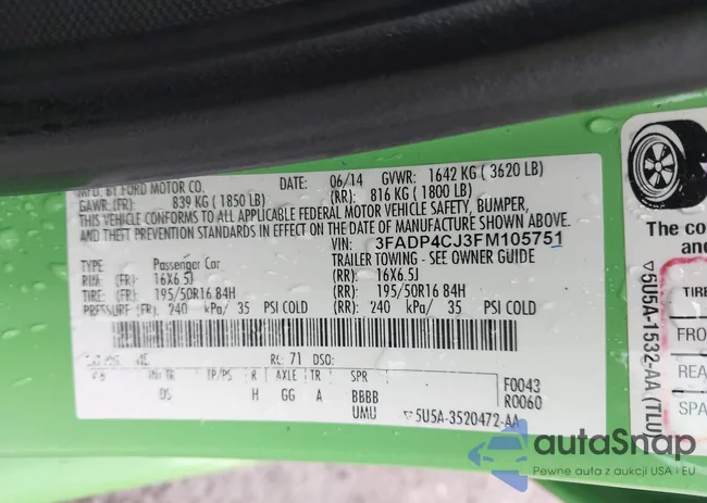 3FADP4CJ3FM105751: 43261956