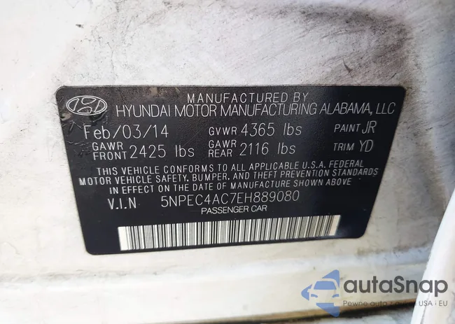 5NPEC4AC7EH889080: 43261961