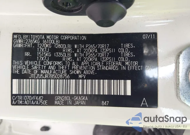 JTEZU5JR7B5028756: 43262118