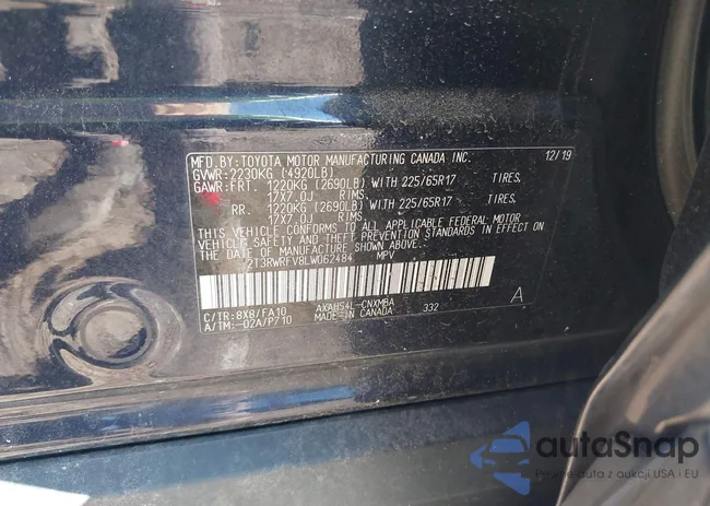 2T3RWRFV8LW062484: 43262243