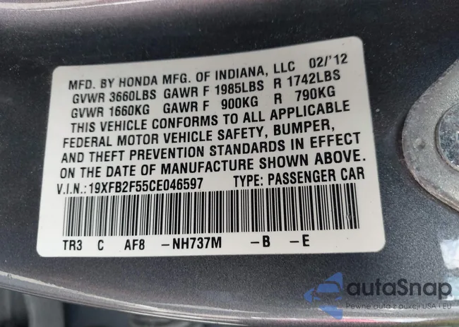 19XFB2F55CE046597: 43262297