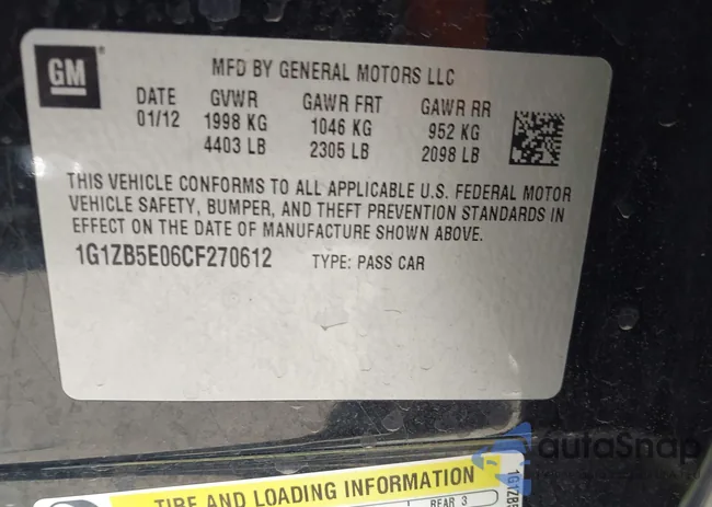 1G1ZB5E06CF270612: 43262329