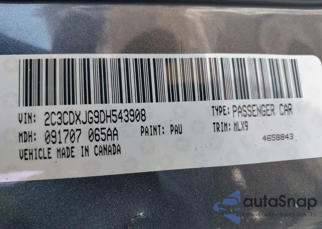 2C3CDXJG9DH543908: 43261438