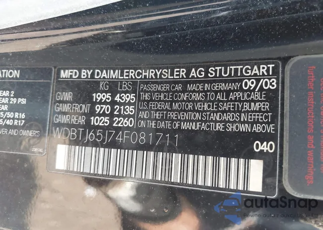 WDBTJ65J74F081711: 43261520