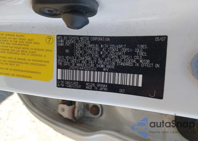 JTEEP21A470231610: 43261529