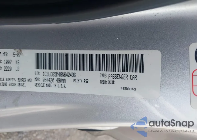 1C3LC65M48N642436: 43261809